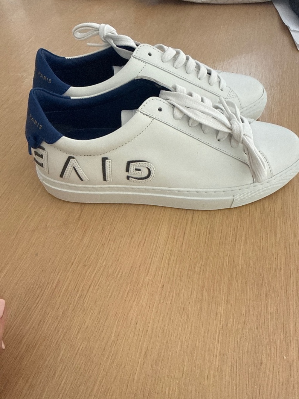 Womens Givenchy sneakers size 6 brand new bkue and white